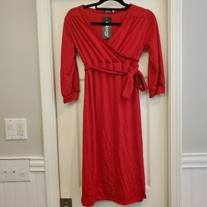 Setin Style faux wrap dress size L
